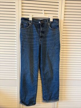 LOFT women’s Dark Blue Straight-Leg Jeans